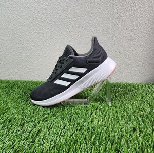 Adidas Duramo 9 Shoes Womens Size US 8.5 Grey White Pink Comfort